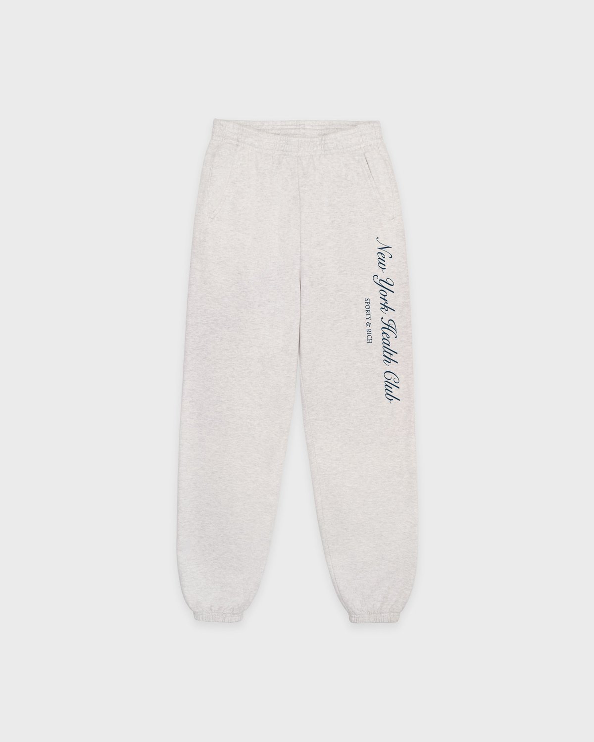 Sporty & Rich NY Health Club Sweatpant in Heather Gray