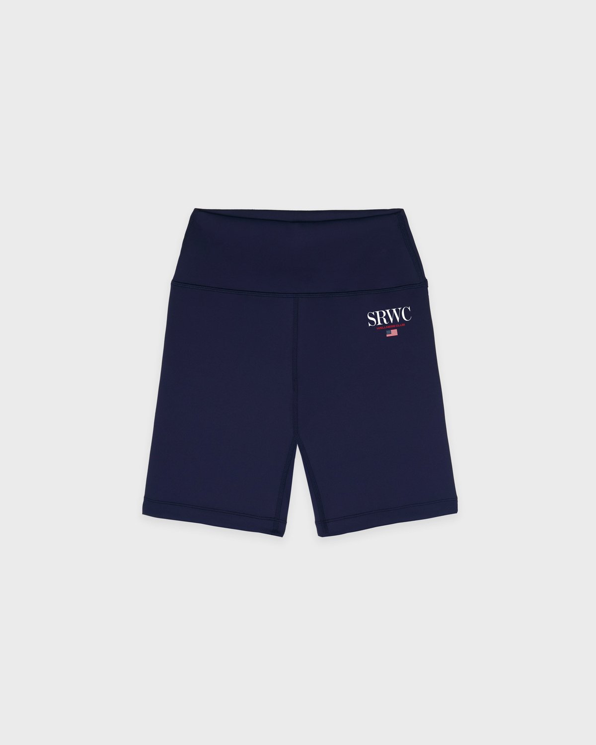 Sporty & Rich Nautical Biker Short in Navy