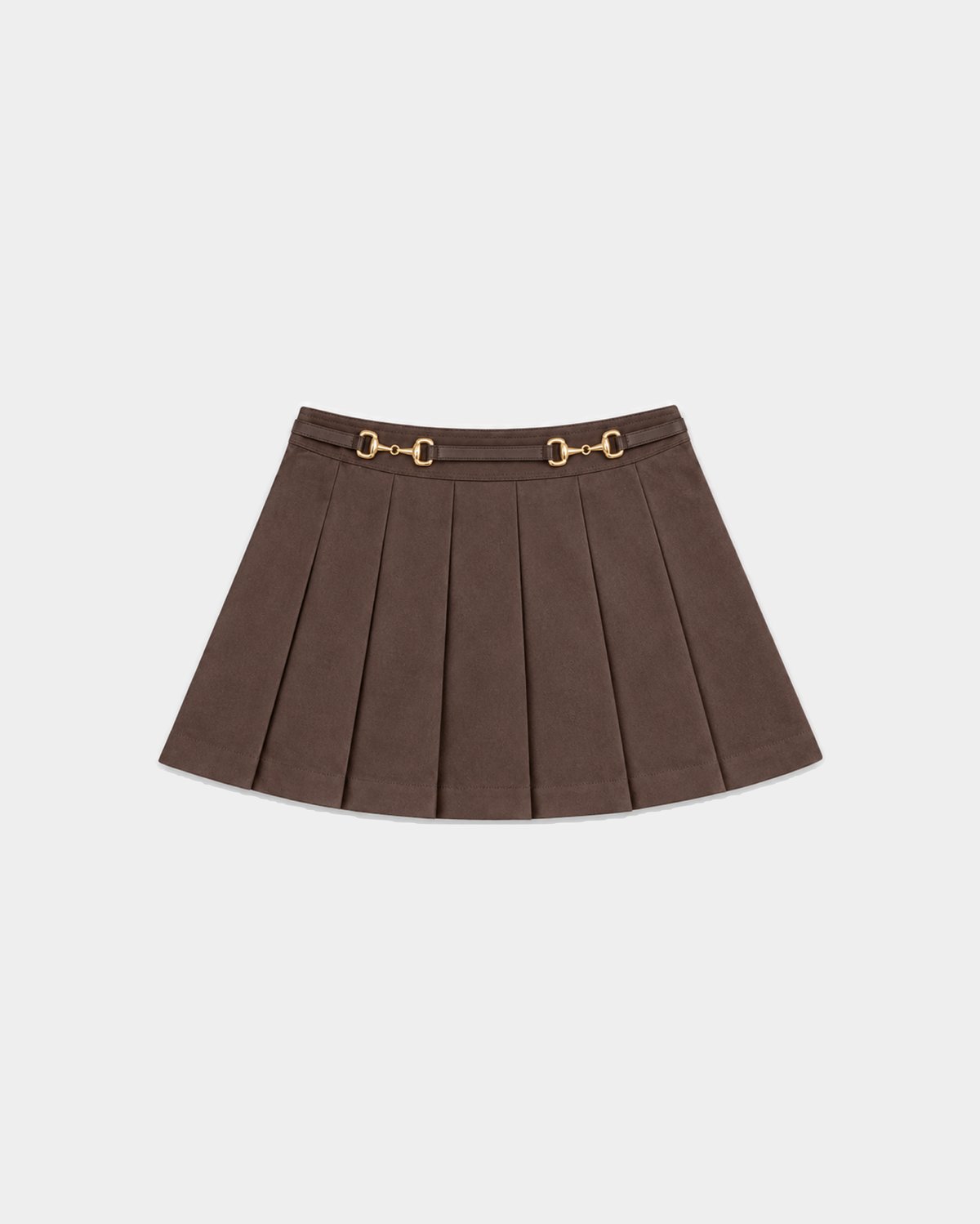 Sporty & Rich Anais Riding Skirt in Chocolate
