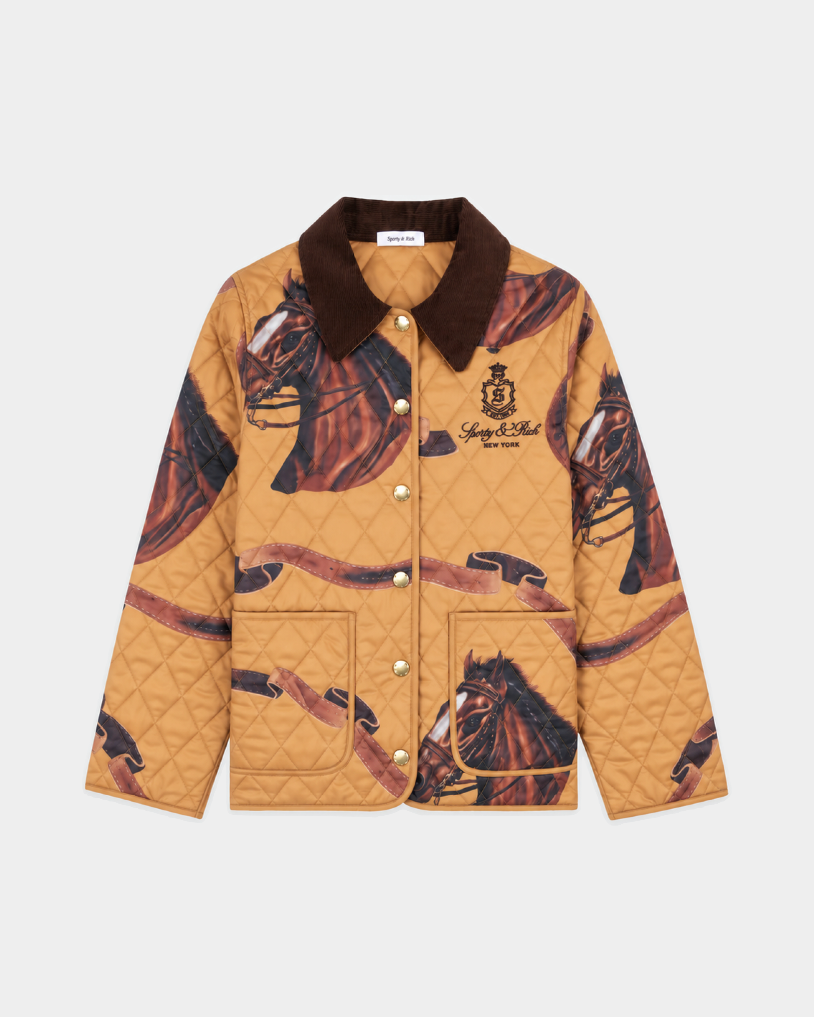 Sporty & Rich Darcy Vendome Quilted Jacket