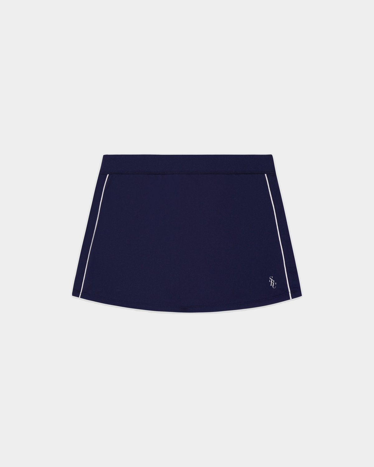 Sporty & Rich Alia SRC Court Skirt in Dark Navy/White