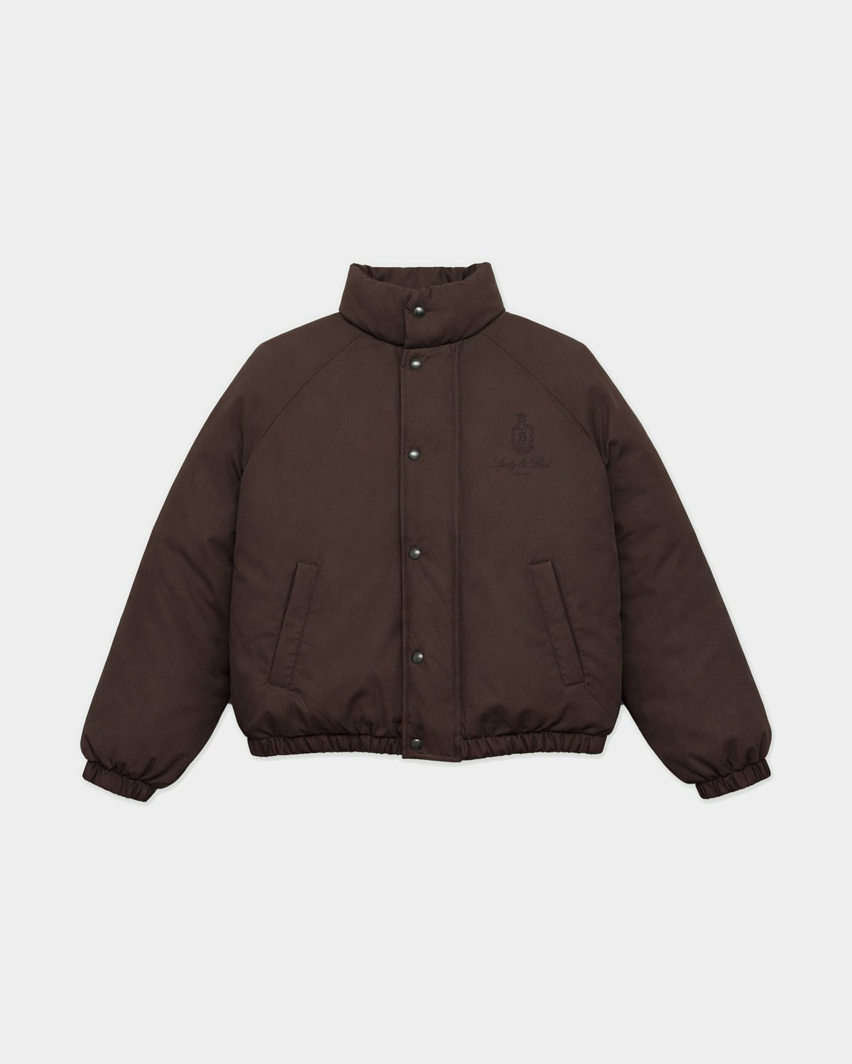 Sporty & Rich Dustin Vendome Snow Puffer in Chocolate